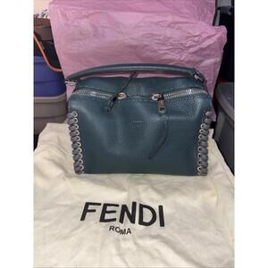 Fendi Lei Selleria Whipstitch Satchel Authentic COA Beautiful Pristine